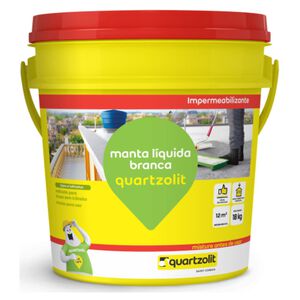 Impermeabilizante Manta Líquida Branco Quartzolit Impermeabilizante Manta Líquida Branco Quartzolit