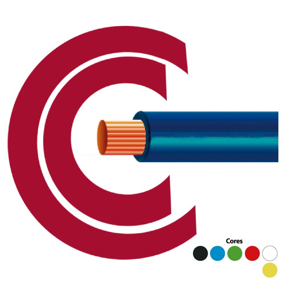 Cabo Flexível FlexSil 1x6mm² 100m Sil