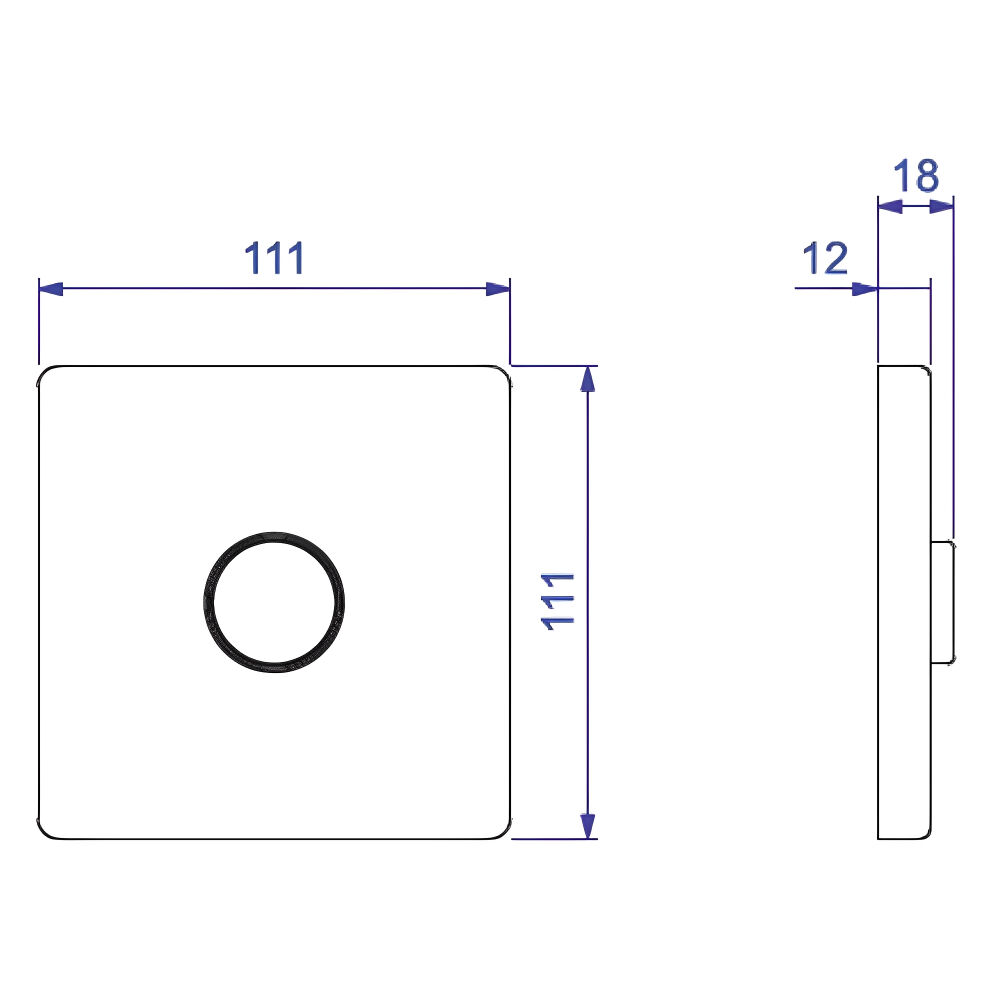 Kit Conversor Hydra Max para Hydra Plus Cromado 1.1/2" e 1.1/4" Deca