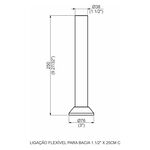 Liga&ccedil;&atilde;o Bacia 1.1/2x25cm Perflex