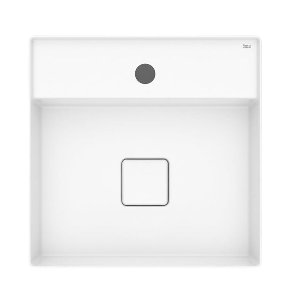 Cuba de Apoio Terra T9 Quadrada 40x40cm Branca Roca