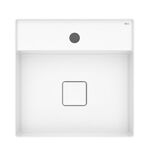 Cuba de Apoio Terra T9 Quadrada 40x40cm Branca Roca