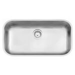 Cuba de Embutir 29L Lavínia 56 BL em Aço Inox Acetinado 56x34cm Tramontina