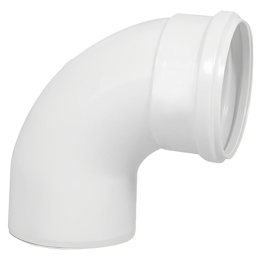 Curva 90° Curta PVC Esgoto Branco Krona