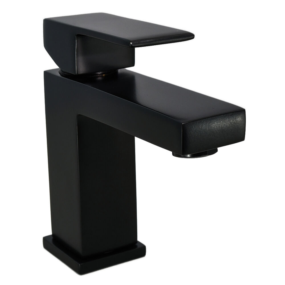 Torneira Misturador Monocomando para Banheiro Preto Fosco Color Flaunt Perflex