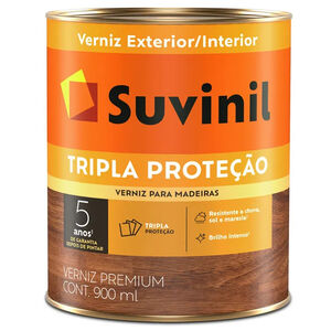 Verniz Triplo Filtro Solar Fosco 900mL Natural Suvinil Verniz Triplo Filtro Solar Fosco 900mL Natural Suvinil