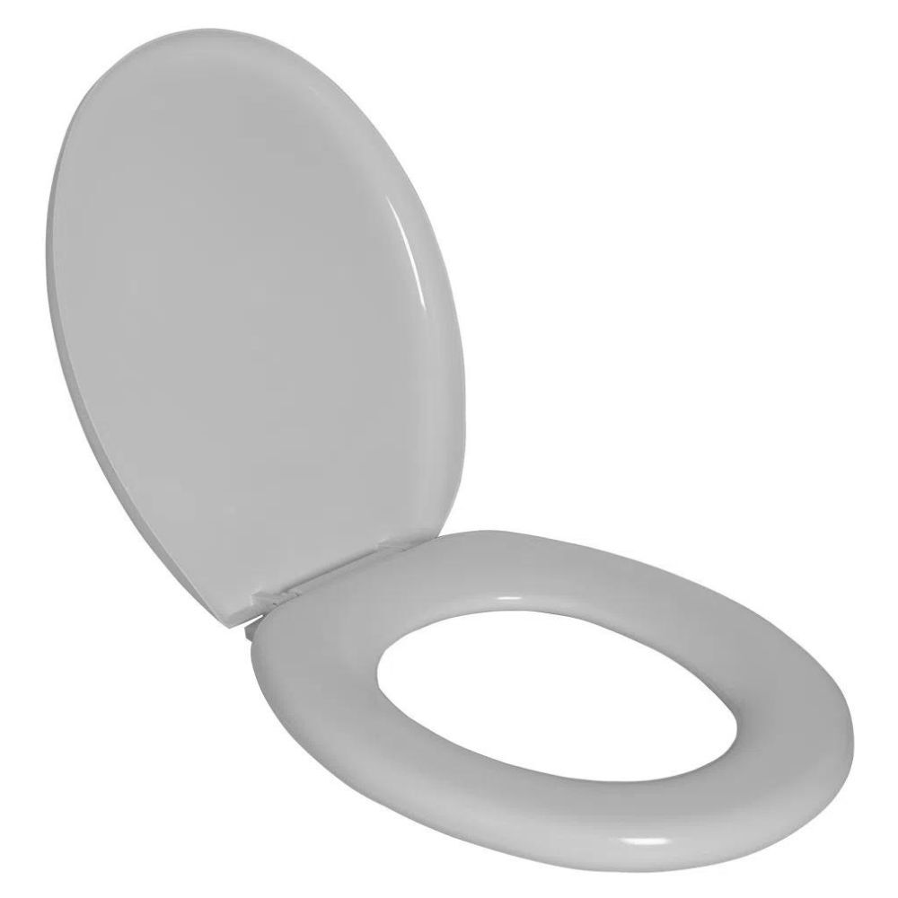 Assento Sanitário Oval Almofadado Astra Branco