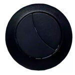 Botão Duplo Acionamento Black Matte Deca