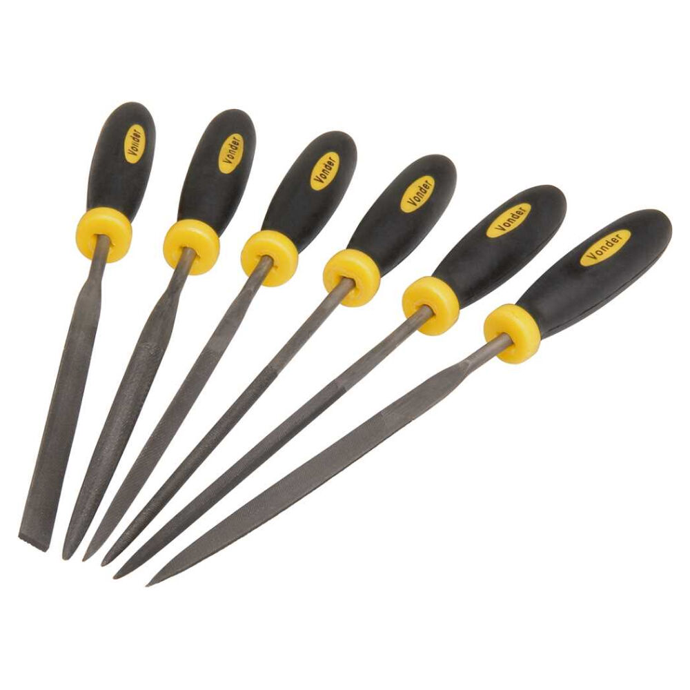 Jogo de Limas Agulha com Cabo 6 Peças Vonder
