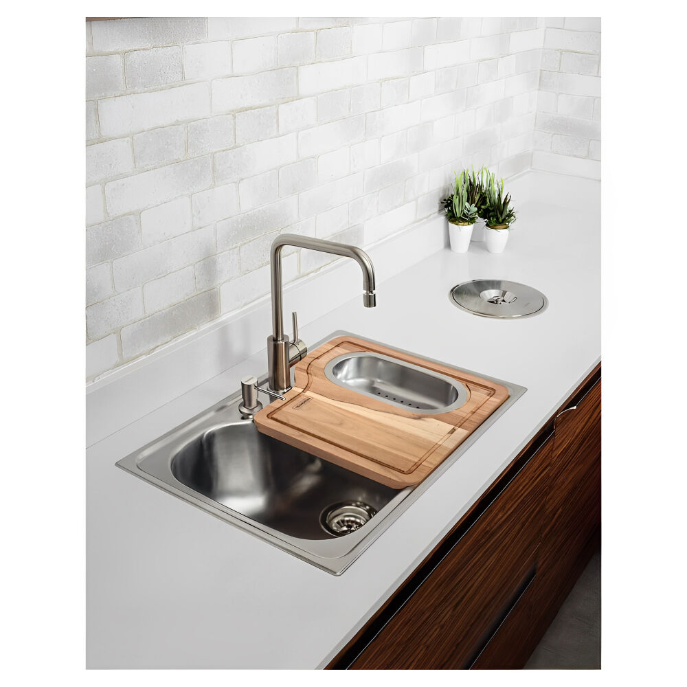Misturador Monocomando Angolare Aço Inox Tramontina