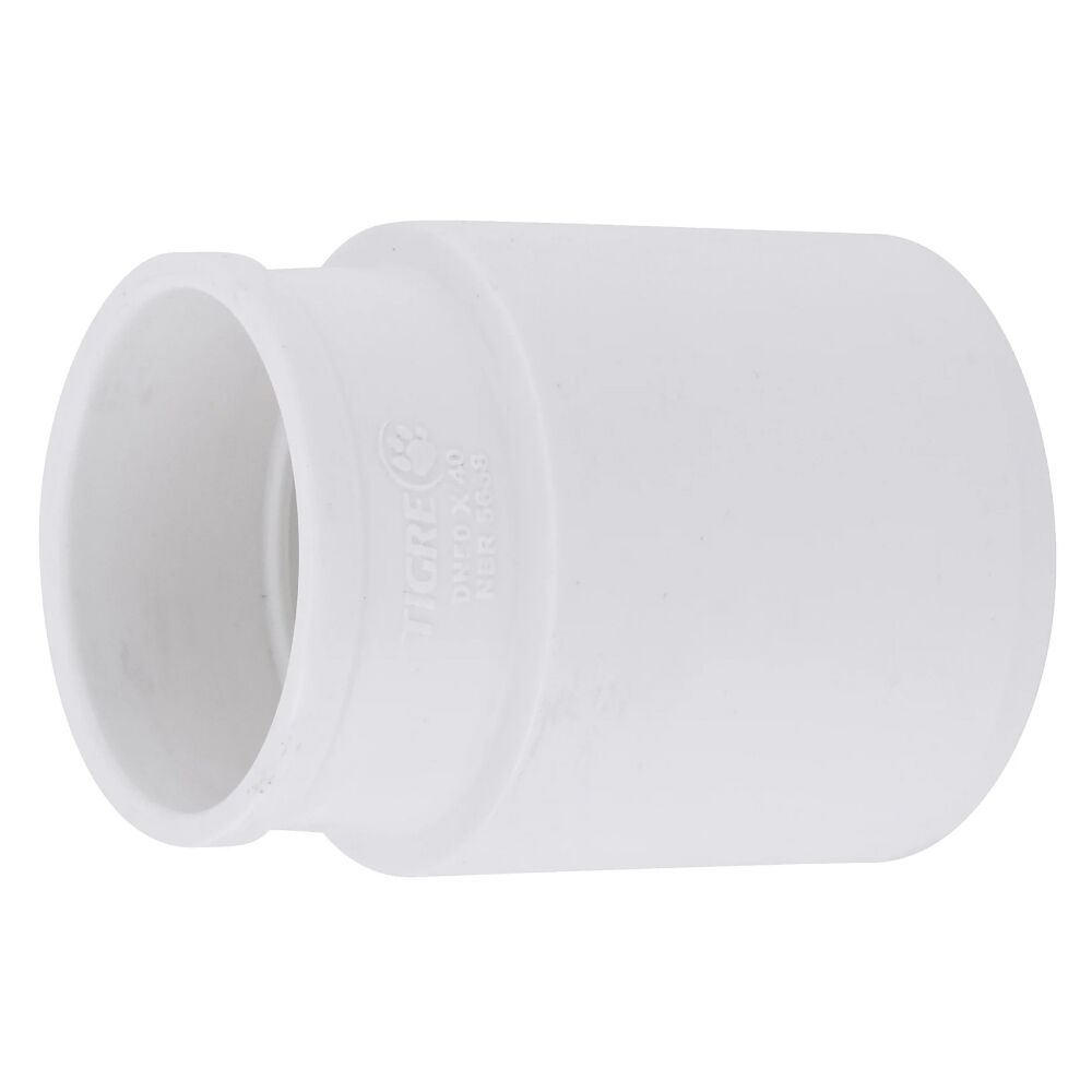 Bucha de Redução Longa PVC Esgoto 50x40mm ou 2"x1.1/2" Tigre