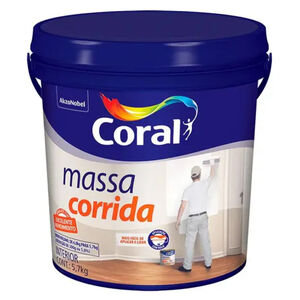 Massa Corrida 5,7Kg Coral Massa Corrida 5,7Kg Coral