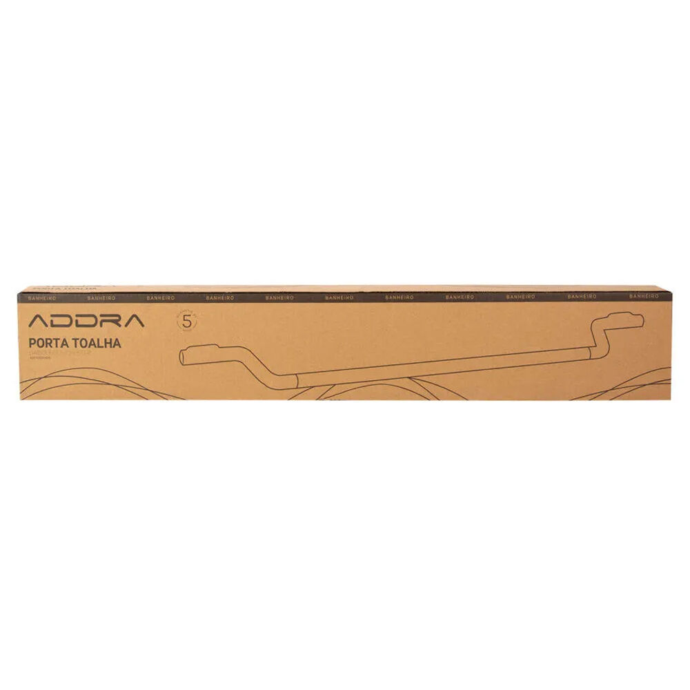 Porta Toalha Barra Remich 60cm Niquel Addra