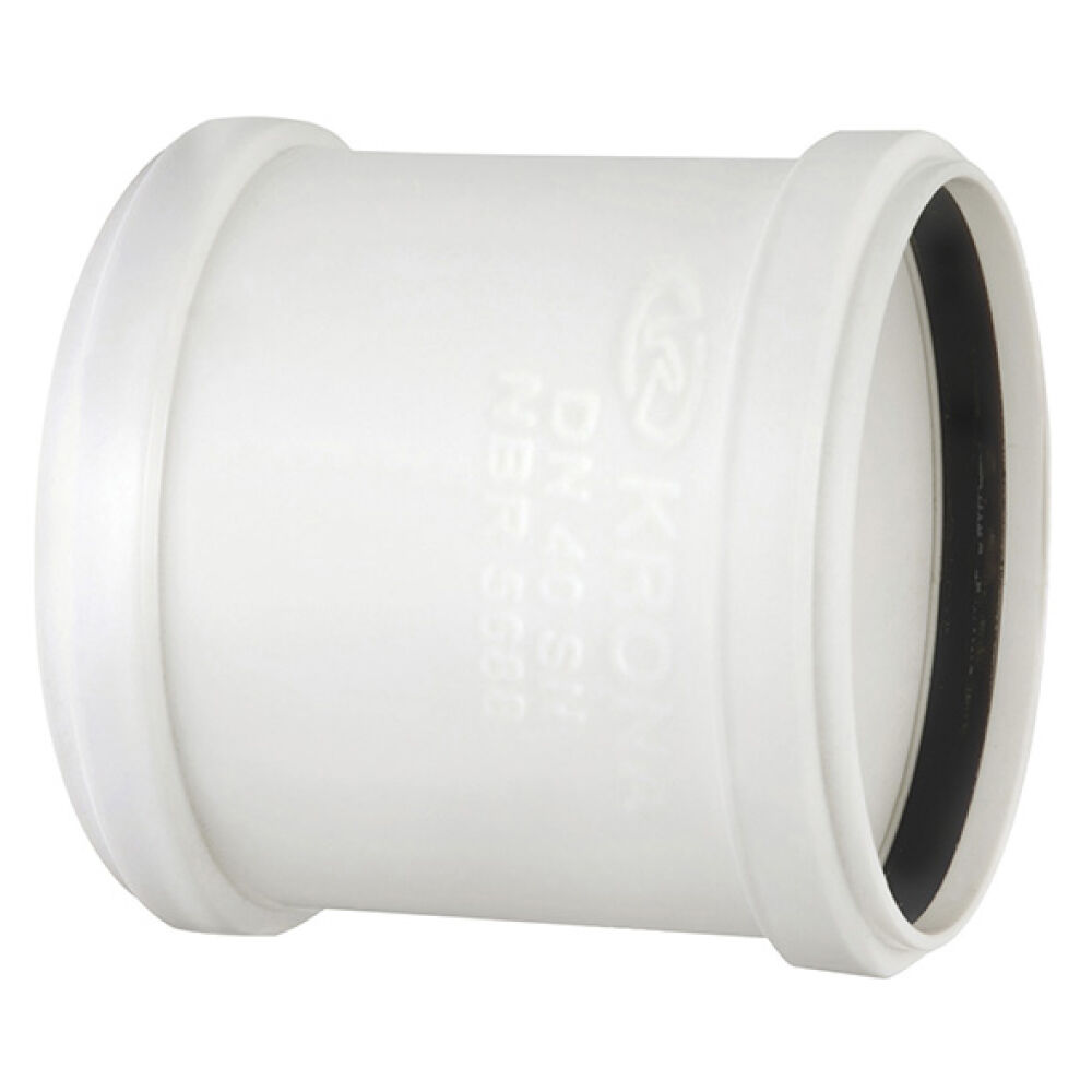 Luva de Correr Esgoto Série Normal Branco Krona