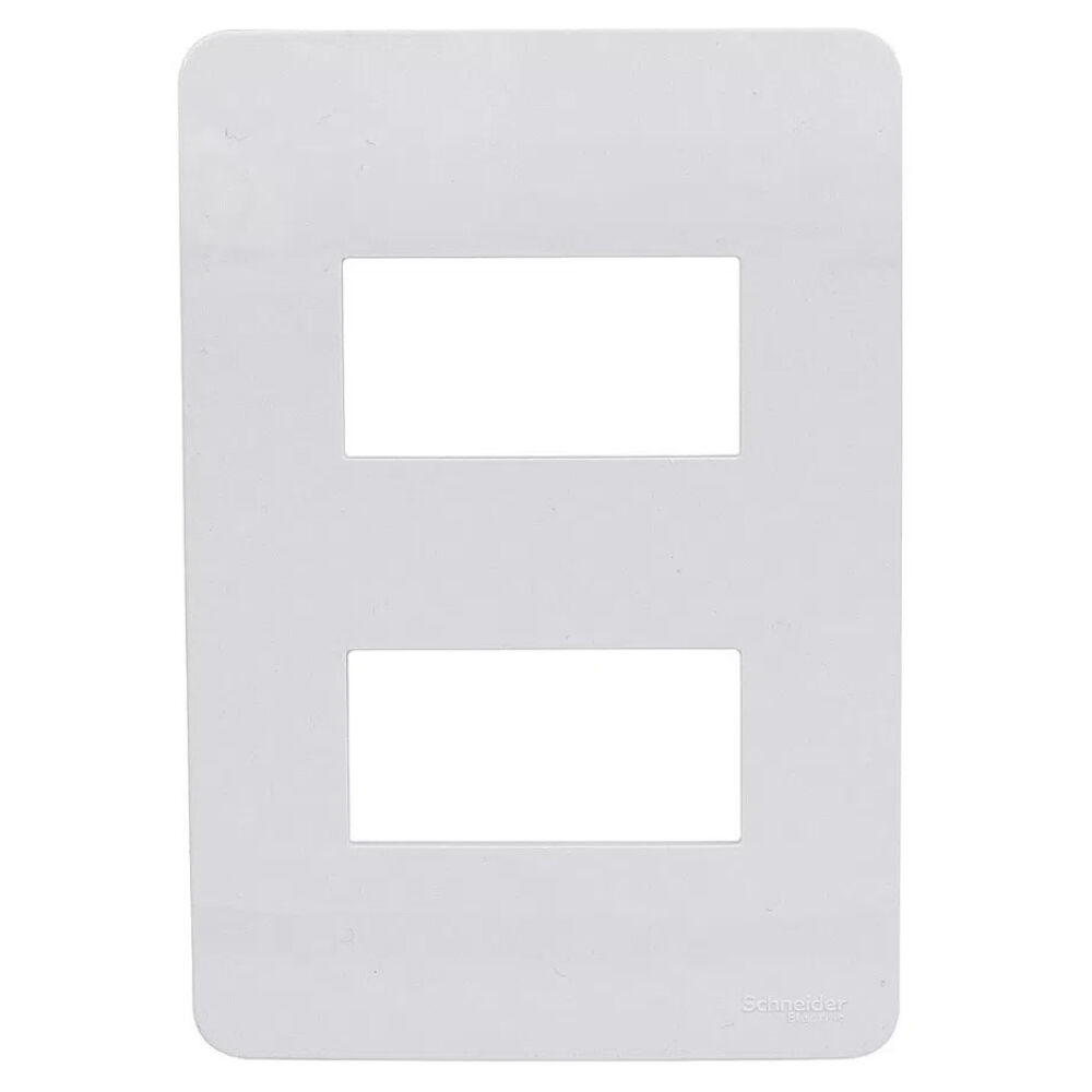 Placa com Suporte 2 Módulos Zeffia 4x2 Branca Legrand