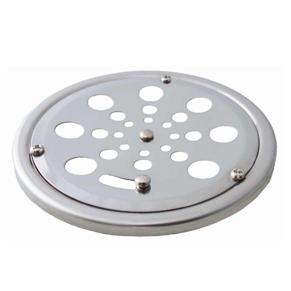 Grelha Redonda com Caixilho 10cm Perflex