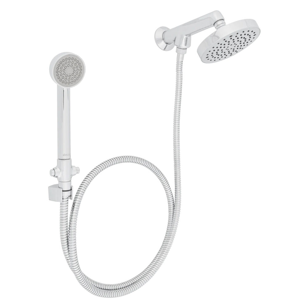 Chuveiro com Desviador e Ducha Manual Flex Cromado Deca