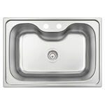 Cuba Morgana 60 FX Undermount em Aço Inox 69 x 49cm Tramontina