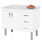Gabinete Cozinha Tóquio 116,2cm Branco A.J. Rorato
