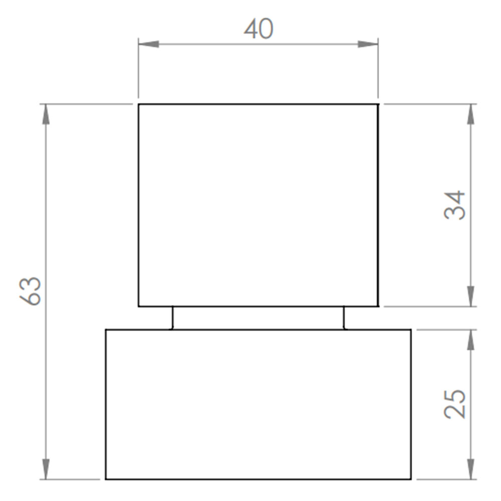 Acabamento p/ Registro Square Clássica Pressão/Gaveta 1/2 DN15 – 3/4 DN20 – 1″DN25 4014 C47 Leão