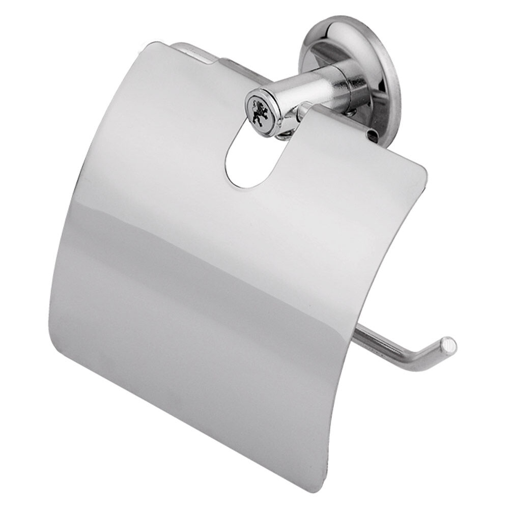 Papeleira de Parede com tampa Stander 16205 Inox Leão