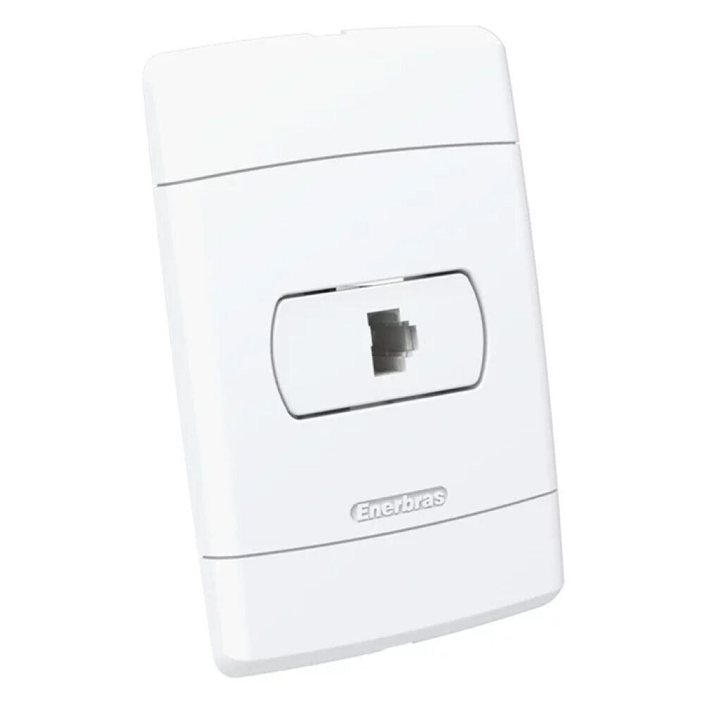 Tomada 2x4 RJ45 Neo Sottile CAT. 5E Enerbras
