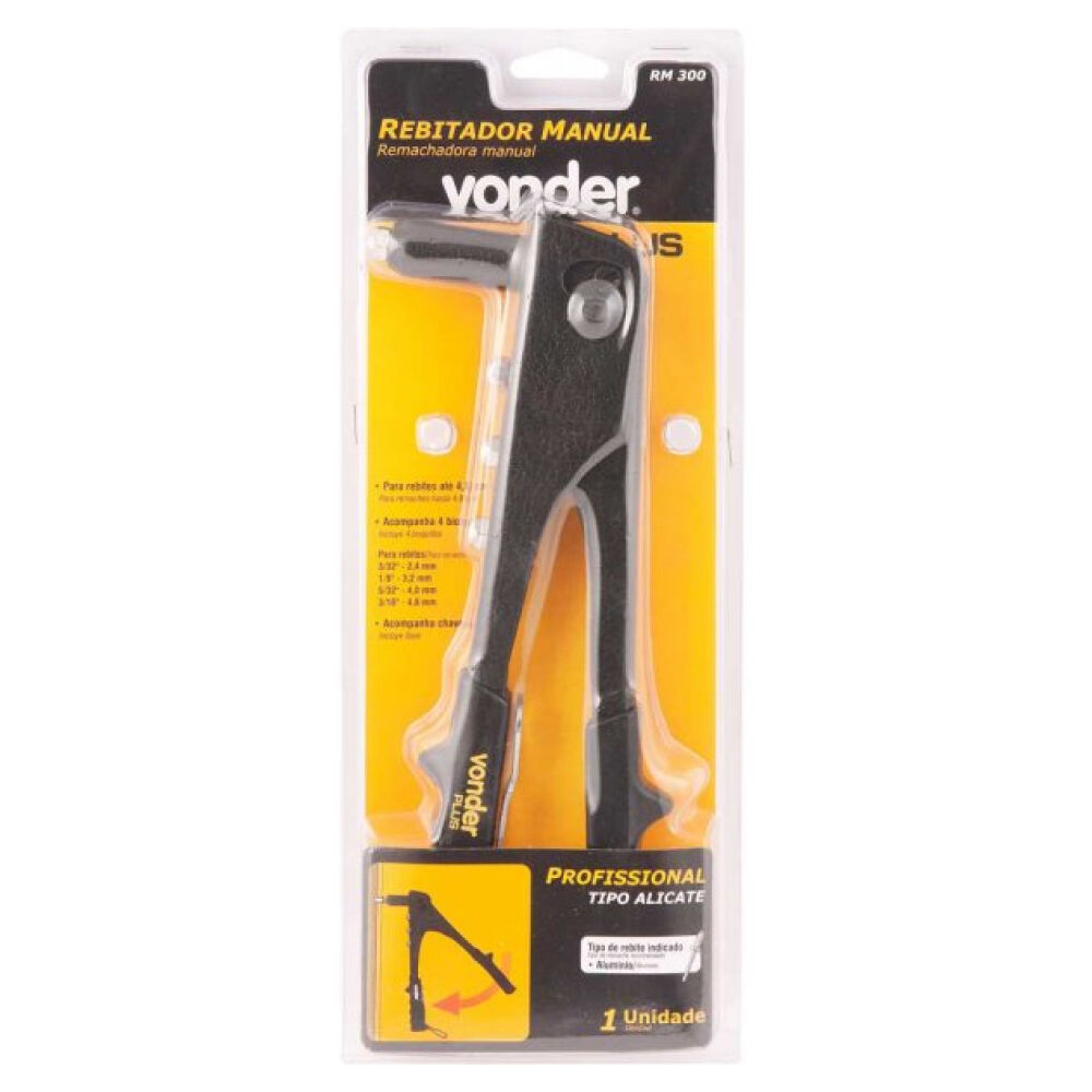 Rebitador Manual Alicate RM300 Vonder