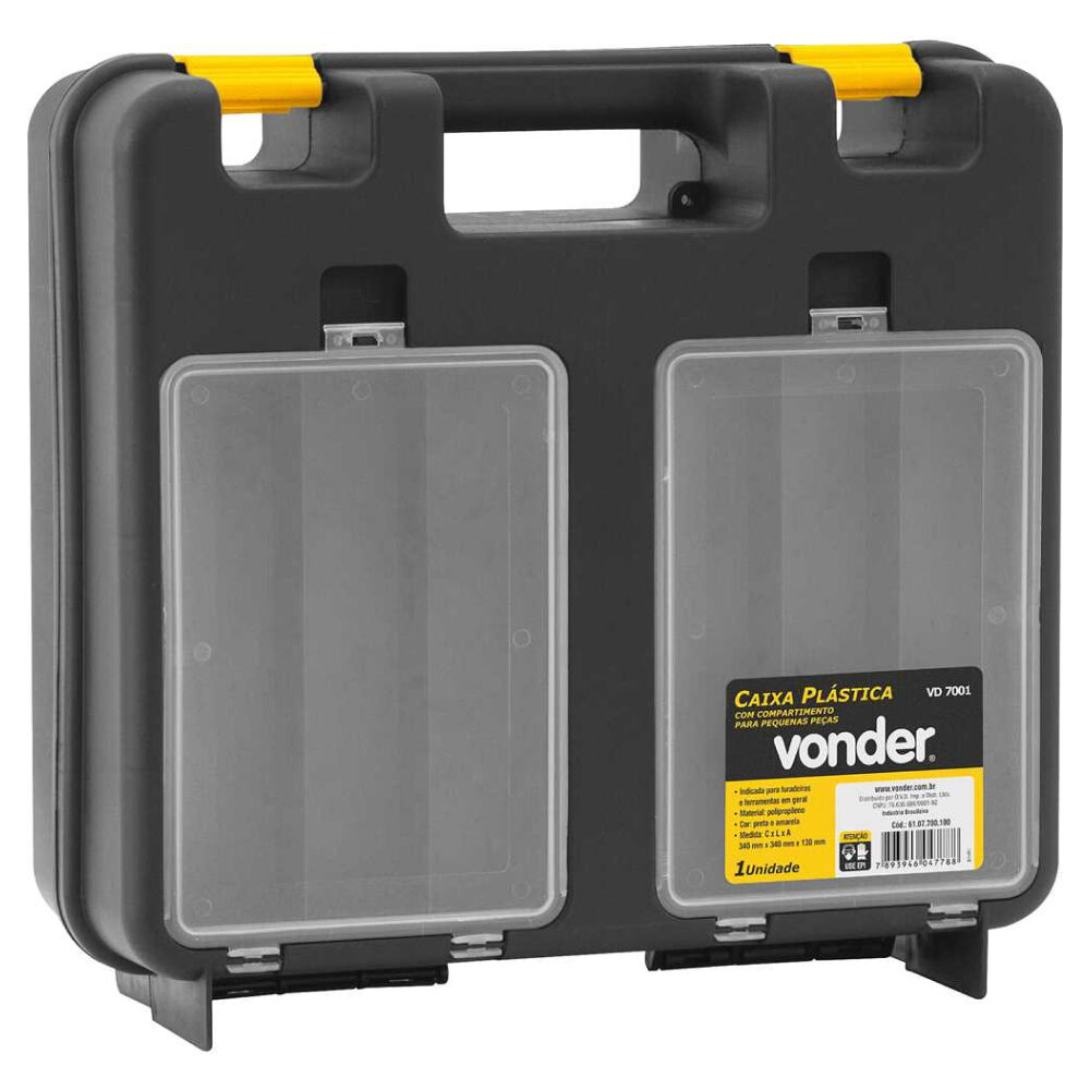 Caixa Plástica para Ferramentas VD 7001 Vonder