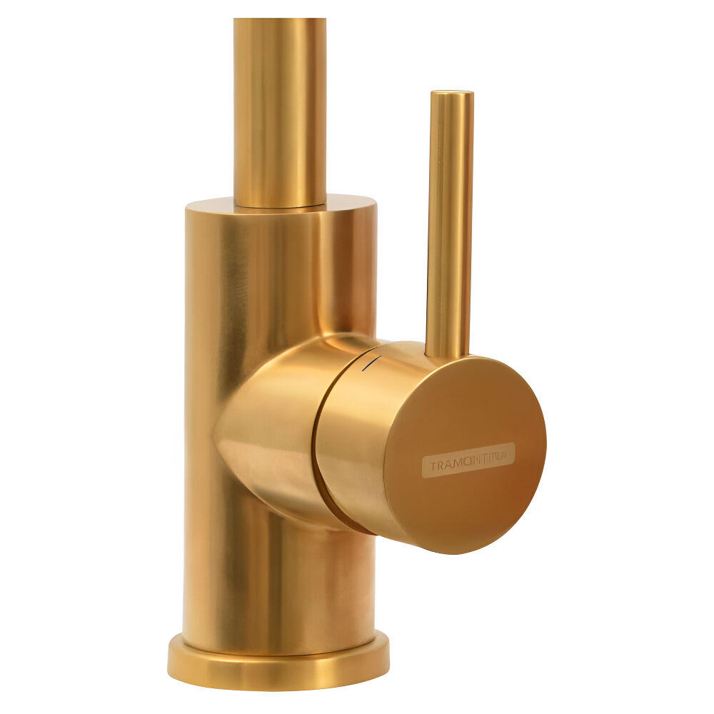 Misturador Monocomando Angolare Aço Inox Gold Tramontina