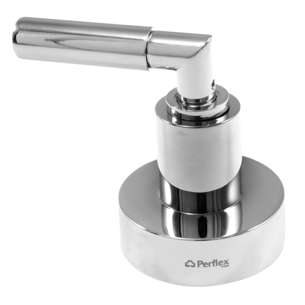 Acabamento Registro Base Deca 1/2" e 3/4" e 1" (Pequeno) Titânio Futura Perflex