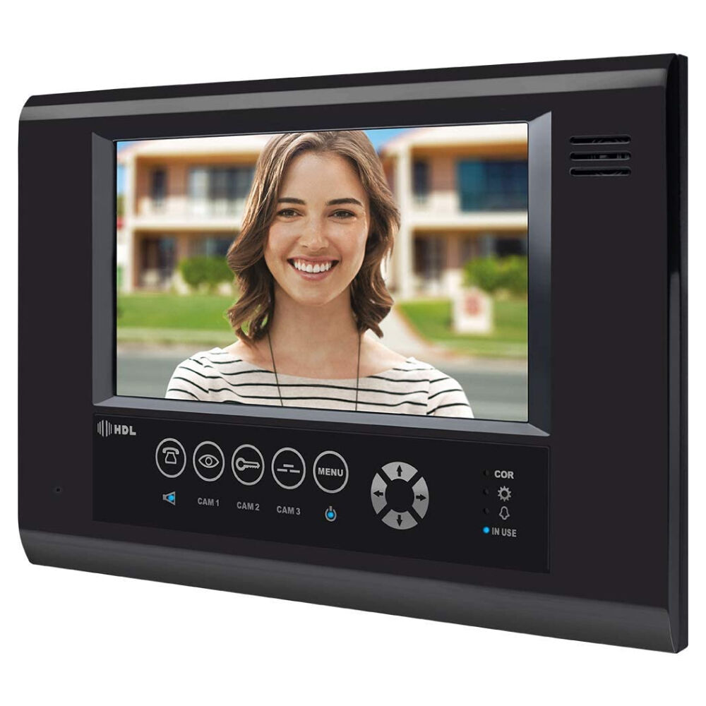 Vídeo Porteiro Eletrônico Sense Seven S Preto HDL