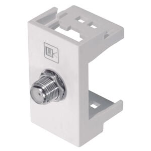 Módulo Tomada para Antena de Tv Cabo Coaxial de 75 OHMS Modulare 0109 Fame Módulo Tomada para Antena de Tv Cabo Coaxial de 75 OHMS Modulare 0109 Fame
