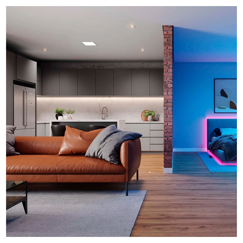 Painel Plafon de Led Smart Wi-Fi Inteligente de Sobrepor Neo Quadrado 6500K 18W Bivolt Avant