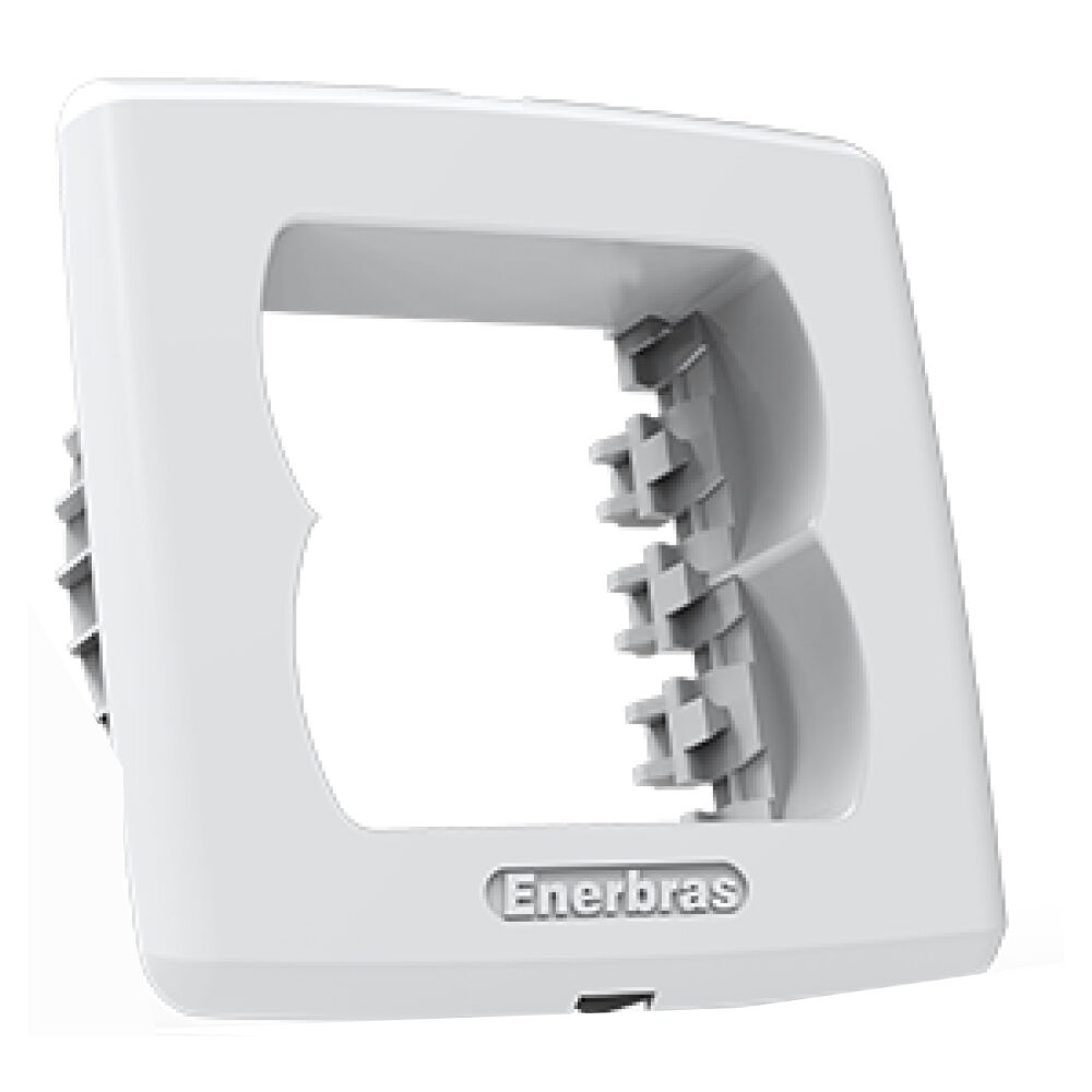 Placa 2 Módulos Neo Sottile Branco Enerbras