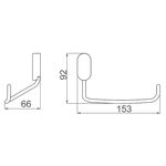 Papeleira Loren Joy Cromado Lorenzetti