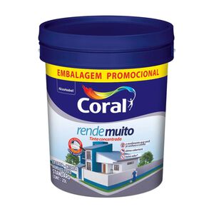Tinta Acrílica Fosca Rende Muito 20L Coral