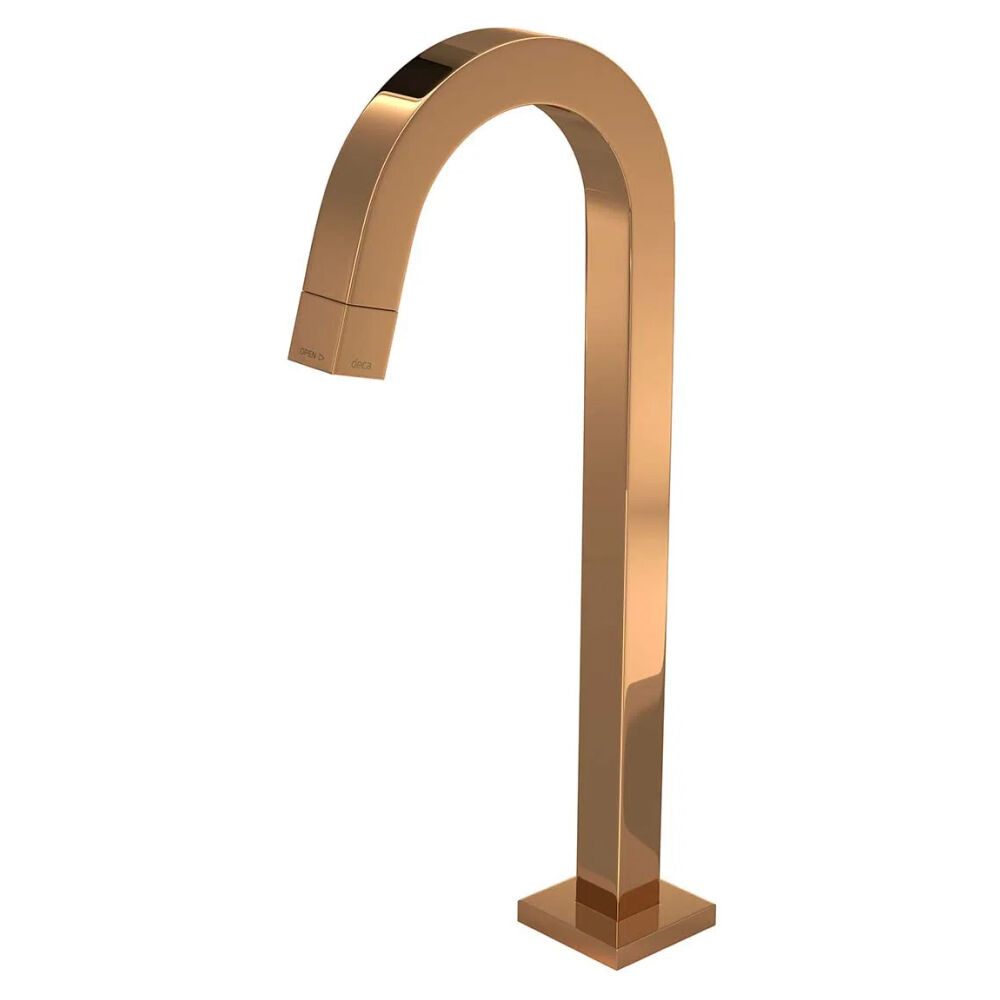 Torneira de Mesa para Lavatório Bica Alta Tube Red Gold Deca