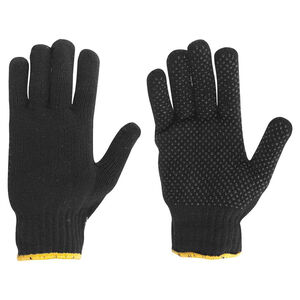 Luva de Malha com 4 Fios Preta Pigmentada Vonder