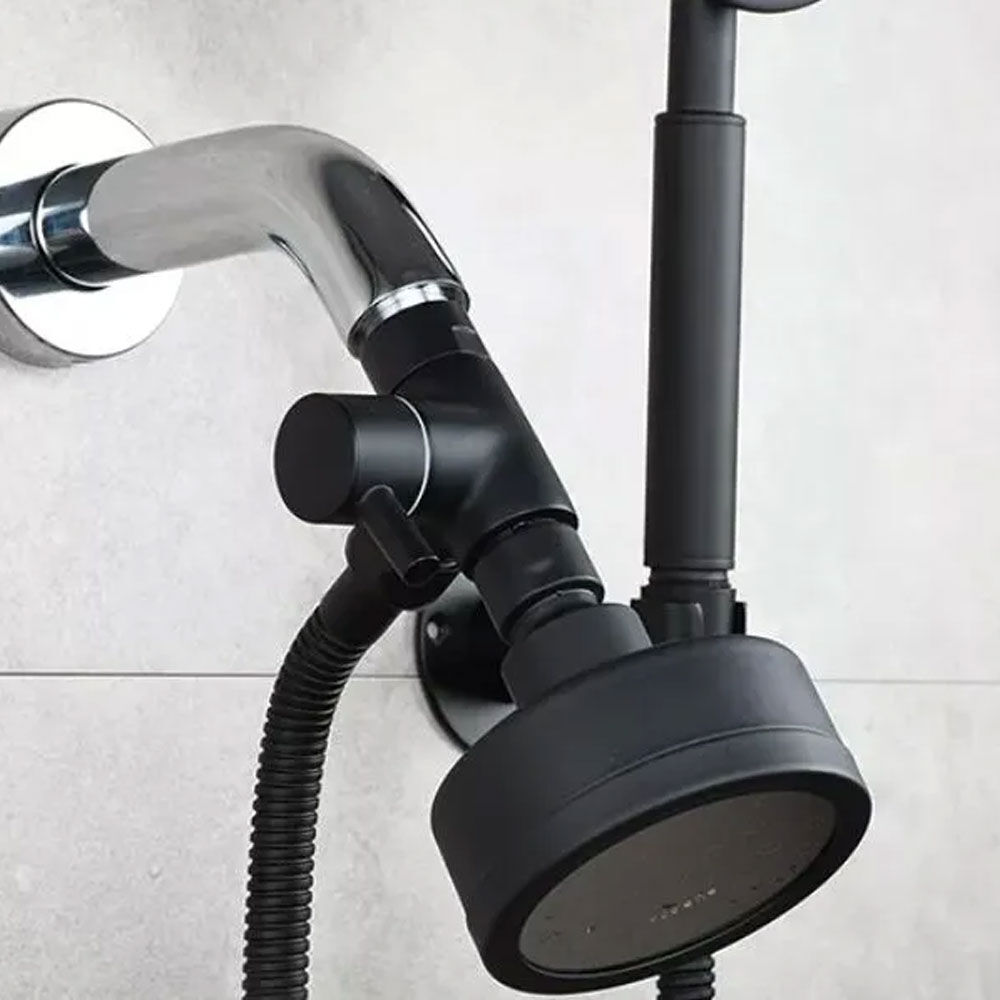 Ducha com Desviador Tokyo 1 Jato Black Addra