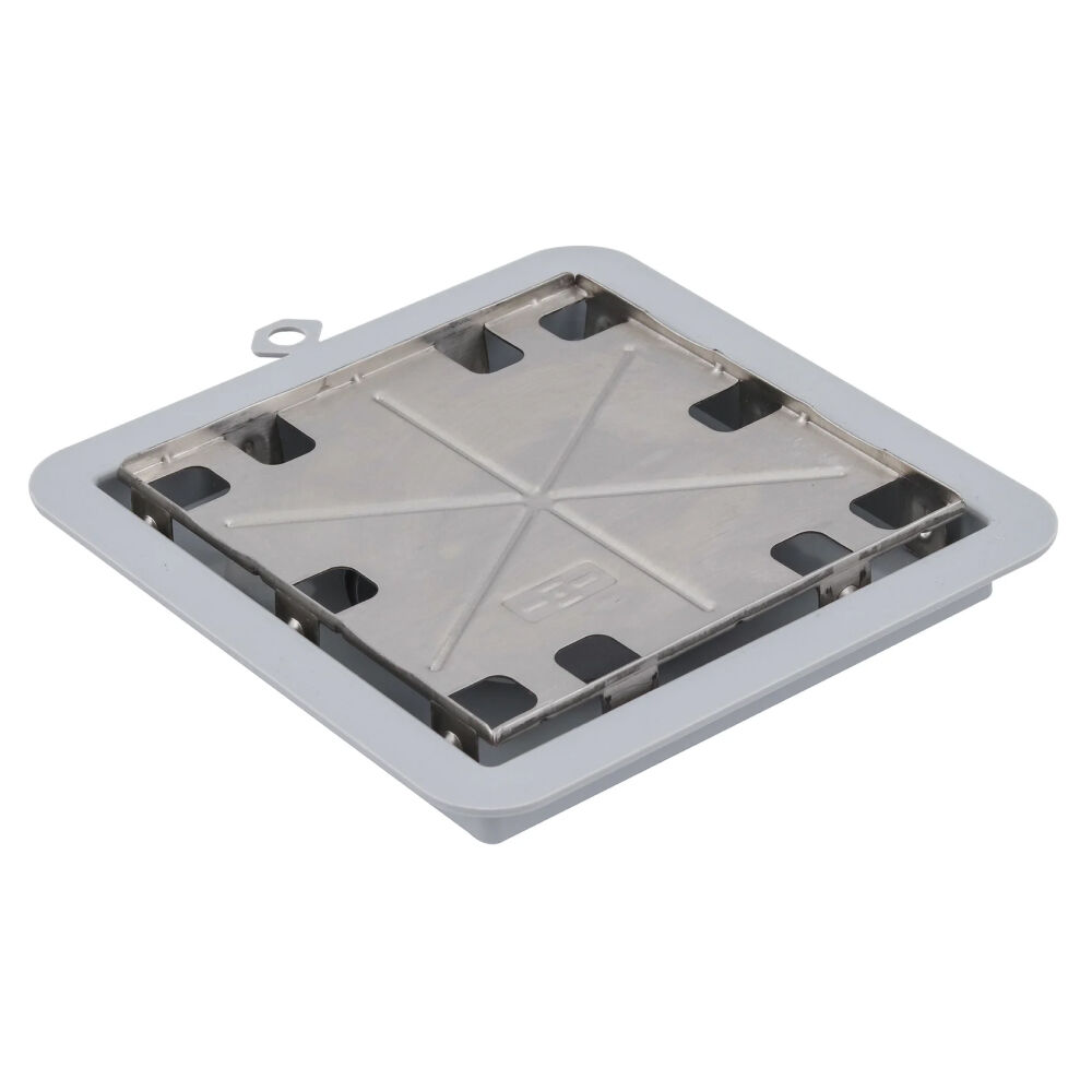 Ralo Elleve Square Tampa Oculta 15 x 15cm Linear