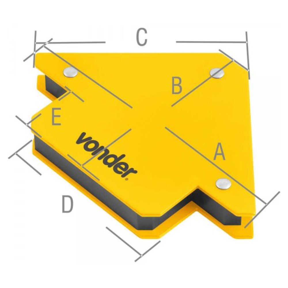Esquadro Magnético 10Kgf para Soldador Vonder