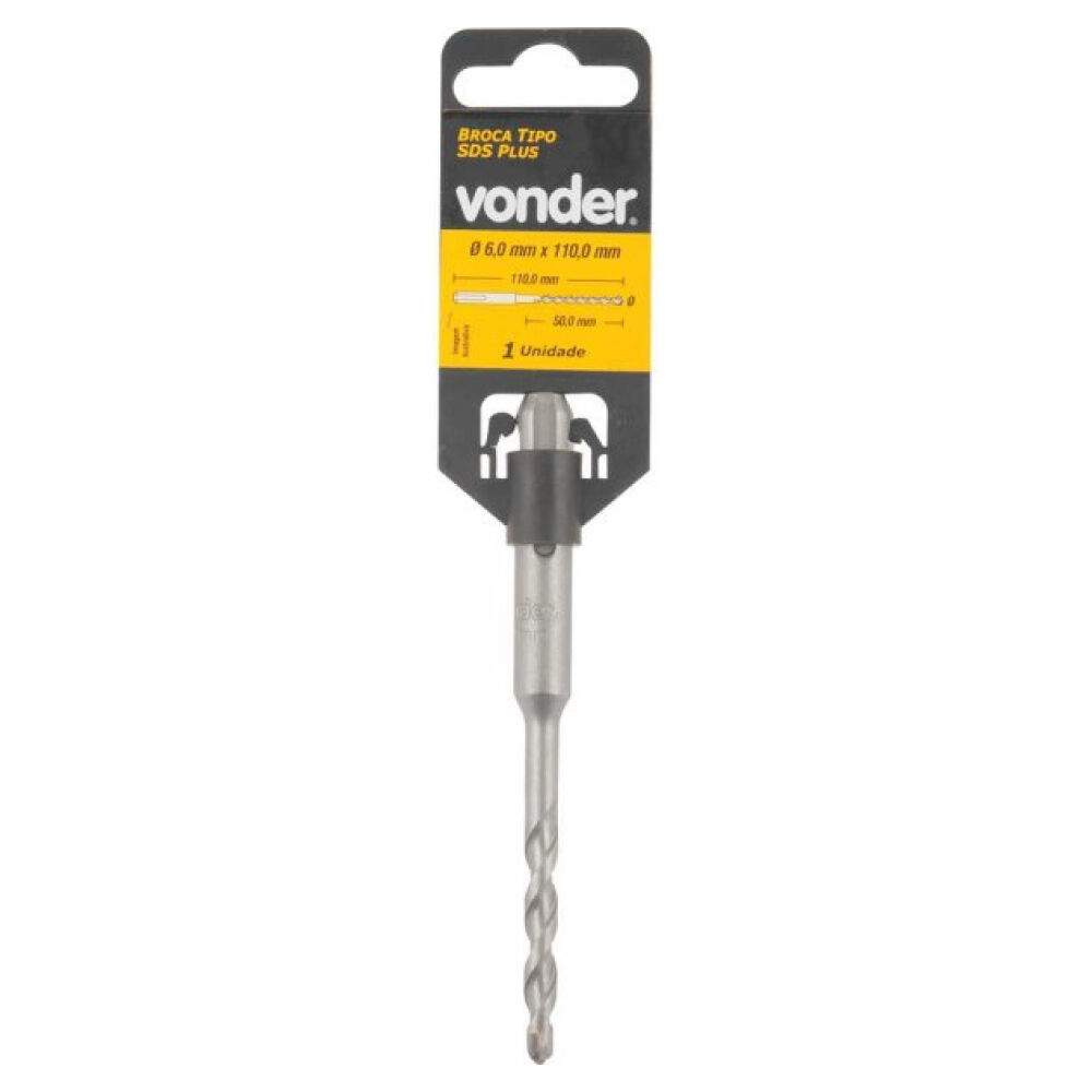 Broca com Encaixe SDS PLUS 6x110 mm Vonder