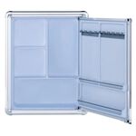 Armário Plástico com Perfil de Alumínio com 1 Porta 35x11,3x45cm de Sobrepor Astra