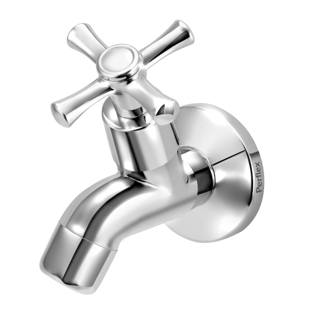 Torneira de Parede para Lavabo Job com Arejador Cromado Perflex