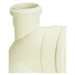 Joelho 90° com Visita Esgoto SN 100 x 50mm Amanco