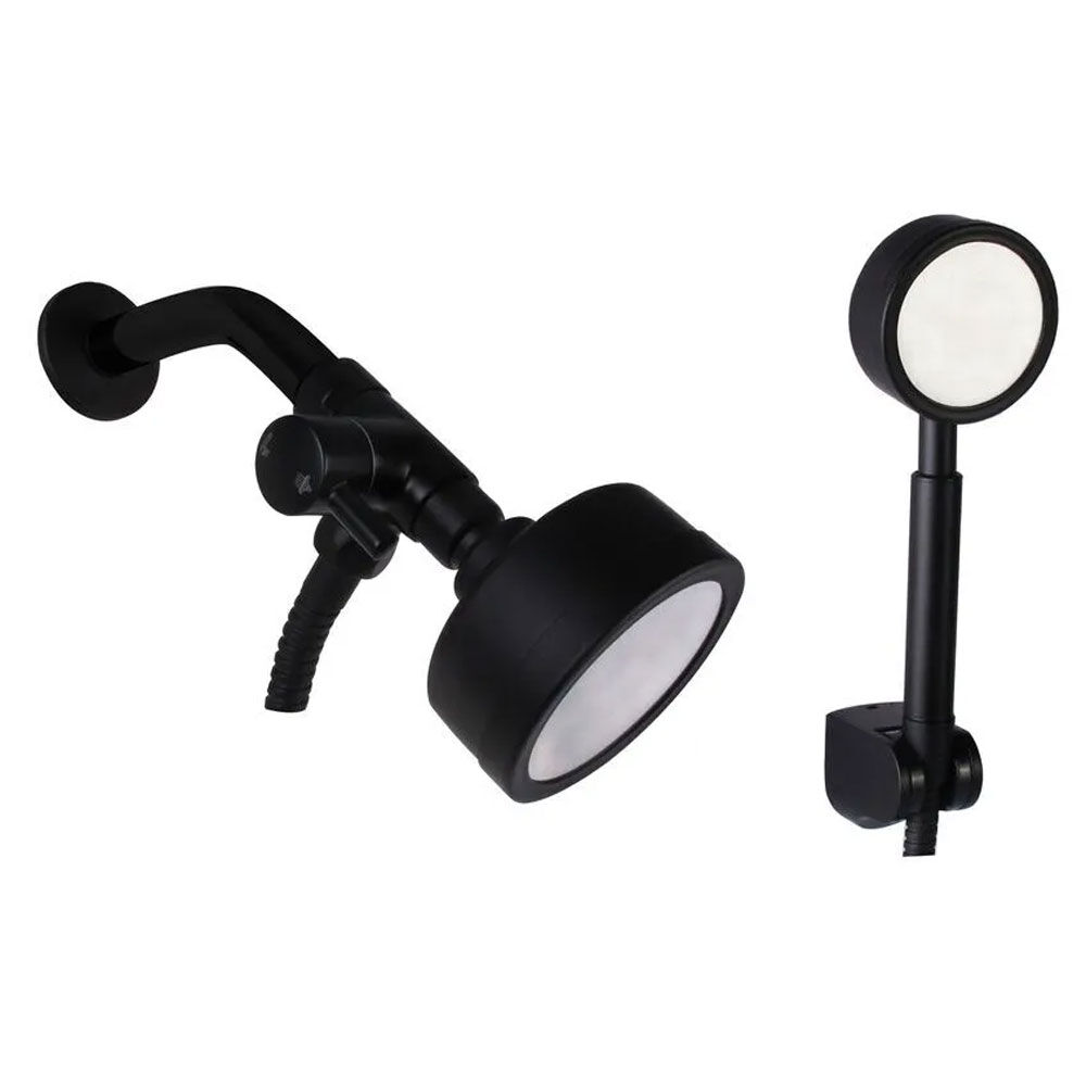 Ducha com Desviador Tokyo 1 Jato Black Addra