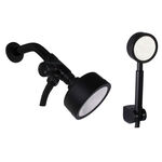 Ducha com Desviador Tokyo 1 Jato Black Addra