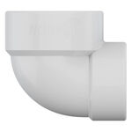 Joelho 90° de Redução Roscável 3/4" x 1/2" Branco Tigre