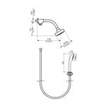 Chuveiro/Ducha com Chuveirinho Slim 10cm Perflex