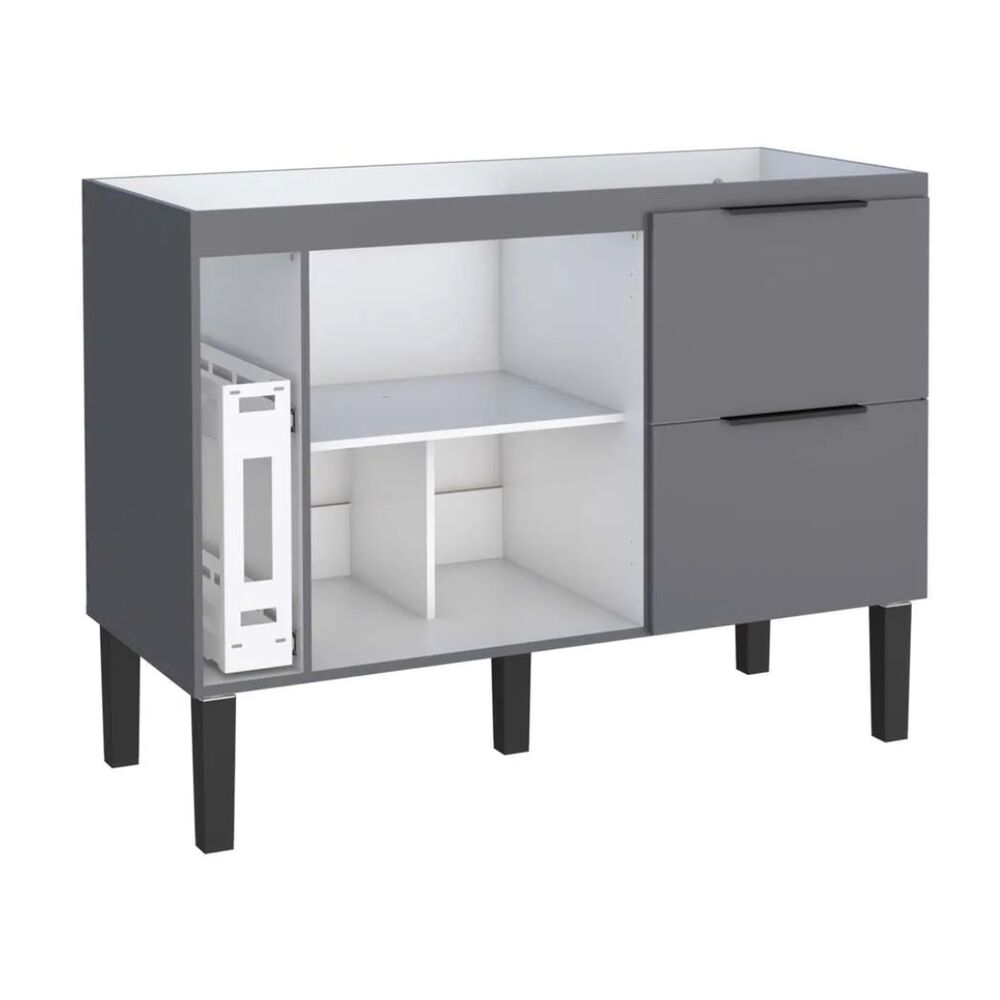 Gabinete para Cozinha Cisne 85x114cm Cinza Cozimax